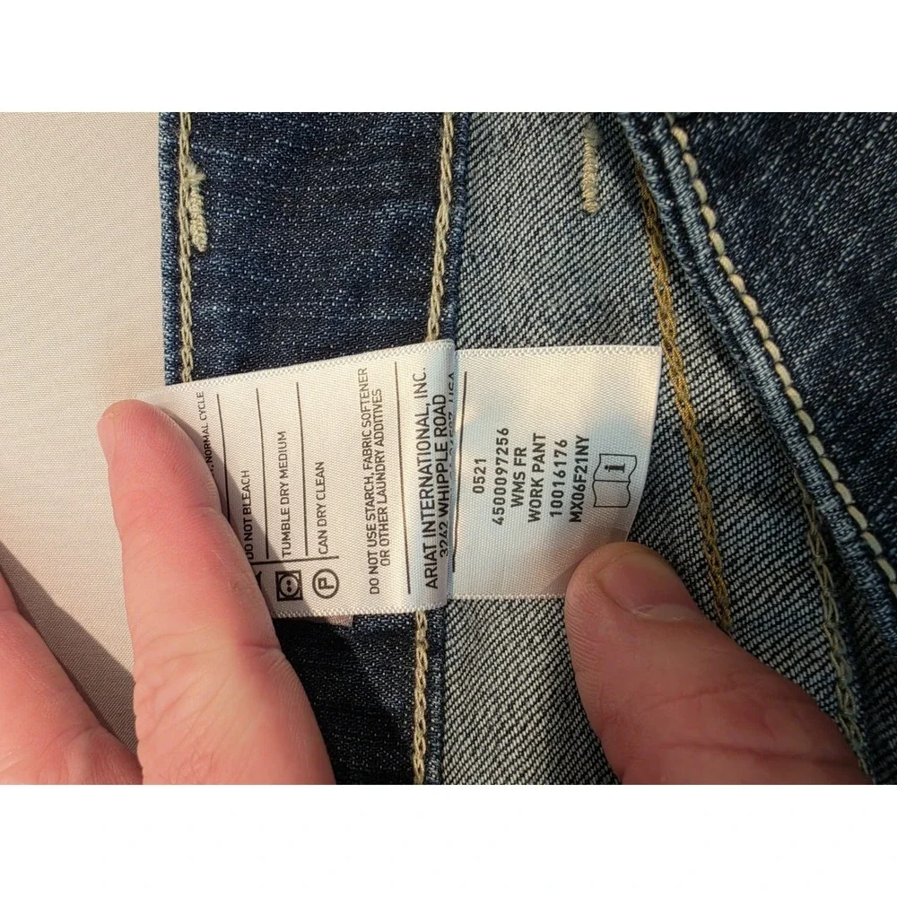 Ariat Work Womens Flame Resistant Mid Rise Stretch Boot Cut 33R CAT2 NWT - Picture 12 of 16